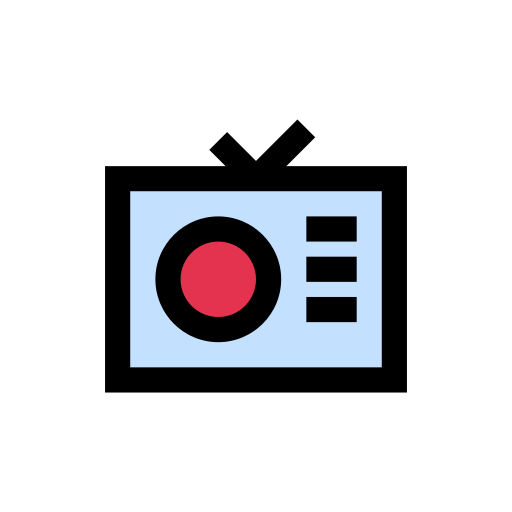 Screen Vector Stall Lineal Color icon