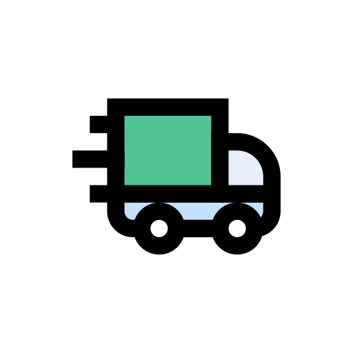 Truck Vector Stall Lineal Color icon