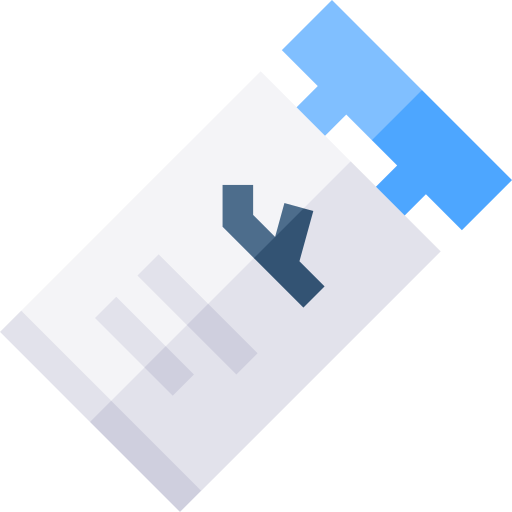 flugticket Basic Straight Flat icon