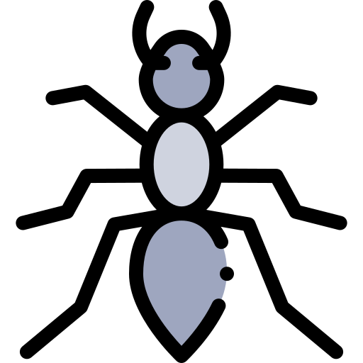 蟻 Detailed Rounded Lineal color icon