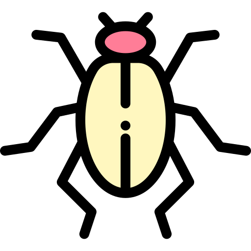 곤충 Detailed Rounded Lineal color icon