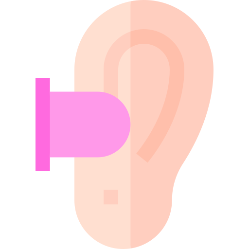 耳栓 Basic Straight Flat icon