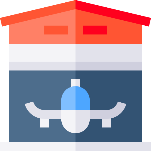 Hangar Basic Straight Flat icon