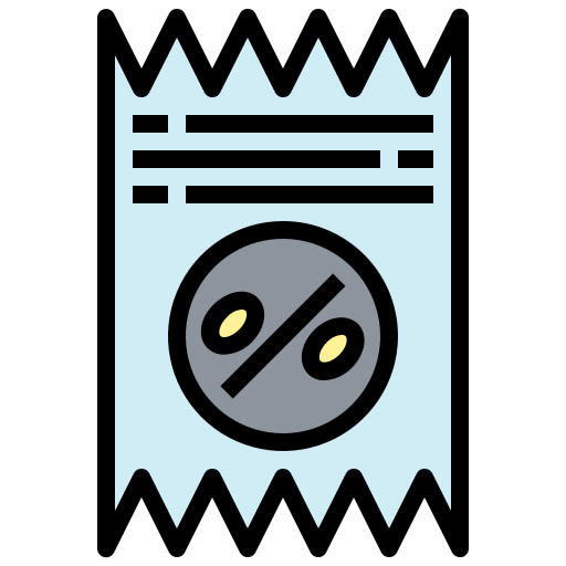 쿠폰 Generic Outline Color icon