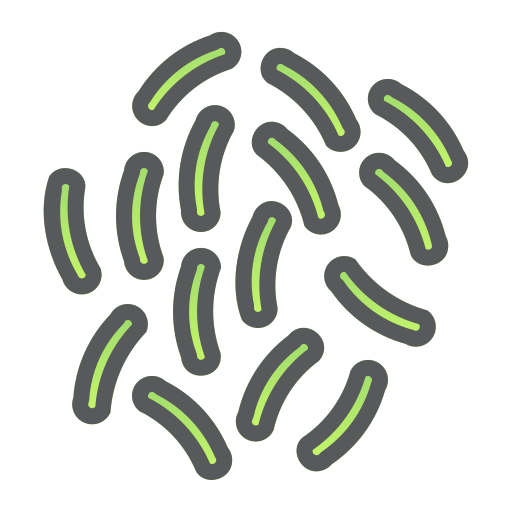 Бактерии Generic Outline Color иконка