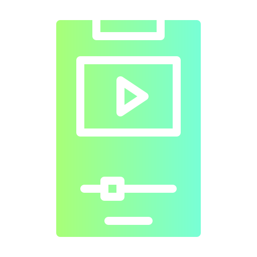 video Generic Flat Gradient icono