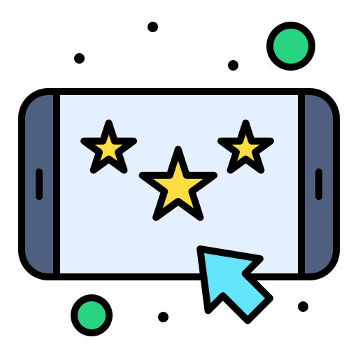 Rating Generic Thin Outline Color icon