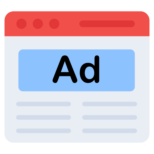 online advertenties Generic Flat icoon