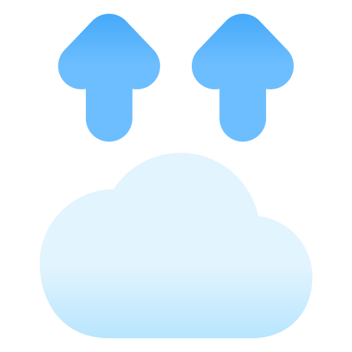 cloud-upload Generic Flat Gradient icon