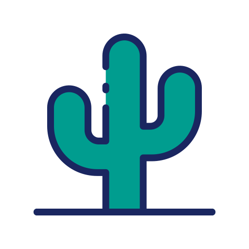 kaktus Good Ware Lineal Color ikona
