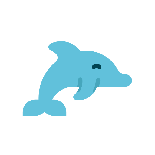 dolfijn Good Ware Flat icoon