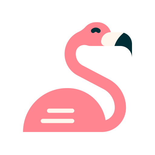 flamingo Good Ware Flat icoon
