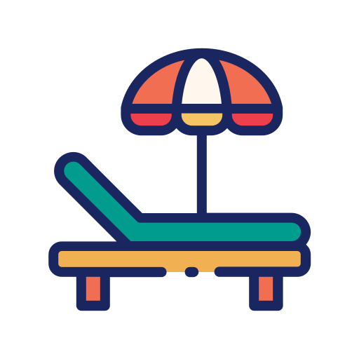 silla de playa Good Ware Lineal Color icono