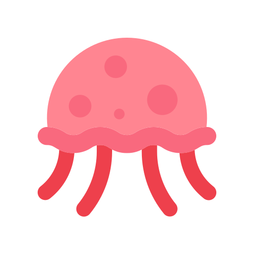 Jellyfish Good Ware Flat icon