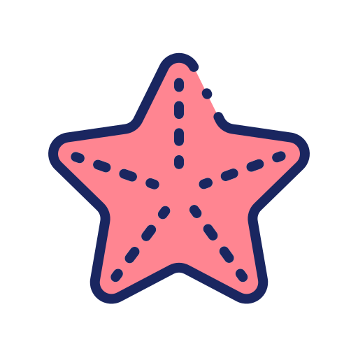 estrela do mar Good Ware Lineal Color Ícone