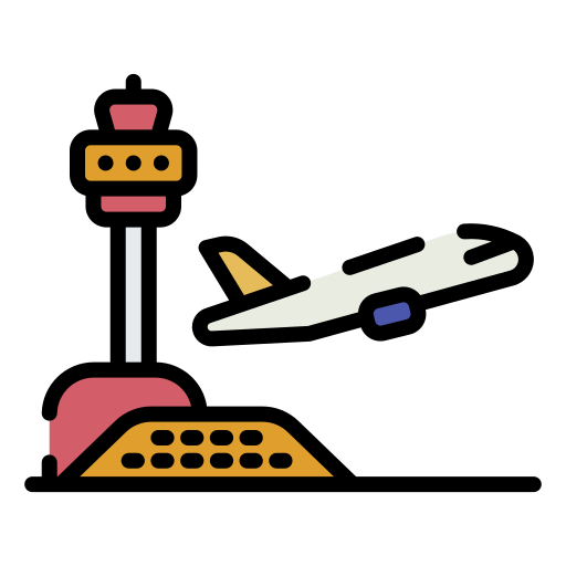 Airport Good Ware Lineal Color icon