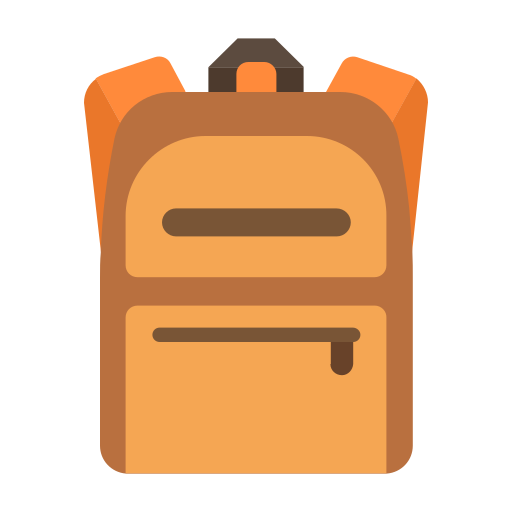 Backpack Good Ware Flat icon