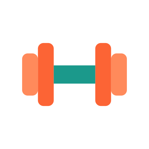 Dumbbell Good Ware Flat icon