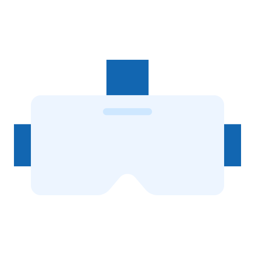 realidad virtual Good Ware Flat icono