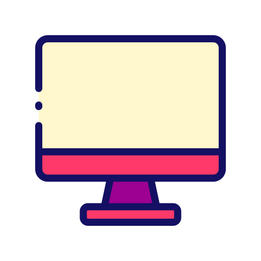 computadora Good Ware Lineal Color icono