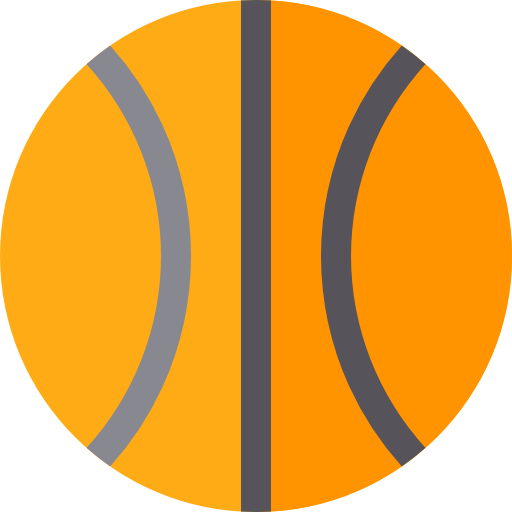 pallacanestro Basic Straight Flat icona