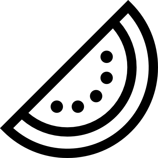 sandía Basic Straight Lineal icono