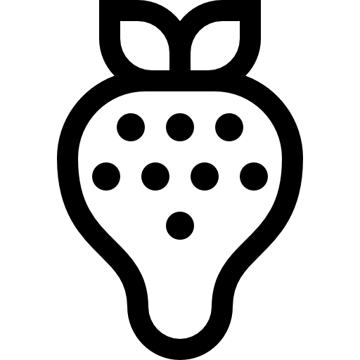 딸기 Basic Straight Lineal icon