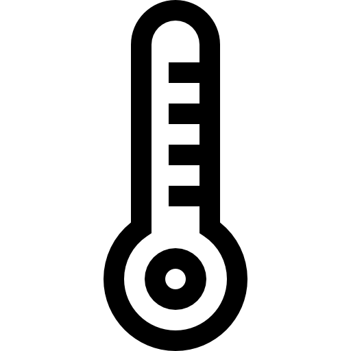 termometro Basic Straight Lineal icona