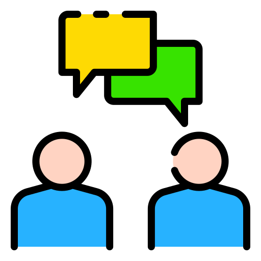 Conversation Good Ware Lineal Color icon