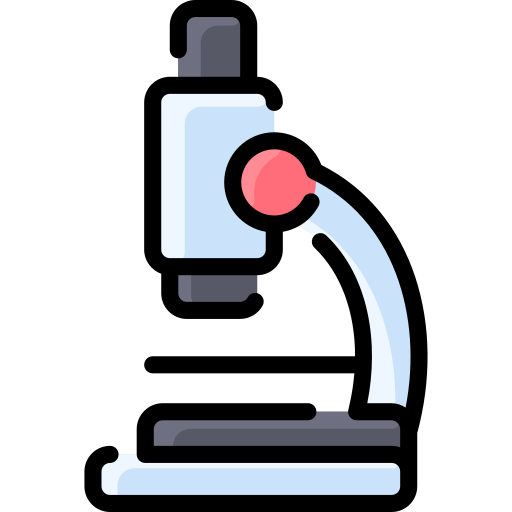 Microscope Vitaliy Gorbachev Lineal Color icon
