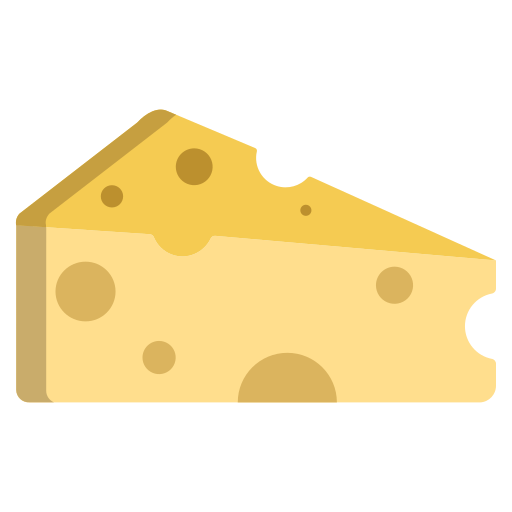 치즈 Icongeek26 Flat icon