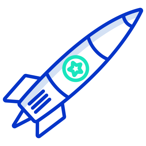 missile Icongeek26 Outline Colour Icône