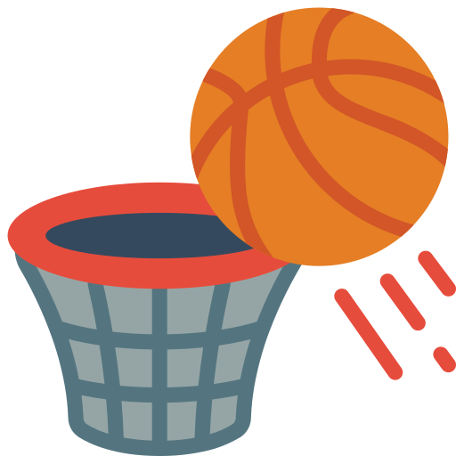 Basketball Basic Miscellany Flat icon