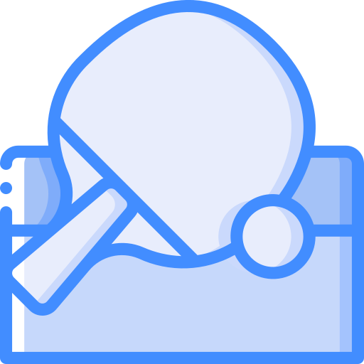 Ping pong Basic Miscellany Blue icon