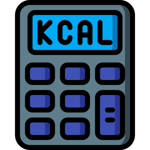 calculadora de calorías Basic Miscellany Lineal Color icono