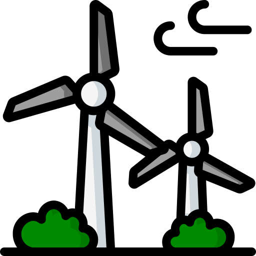 Wind turbine Basic Miscellany Lineal Color icon