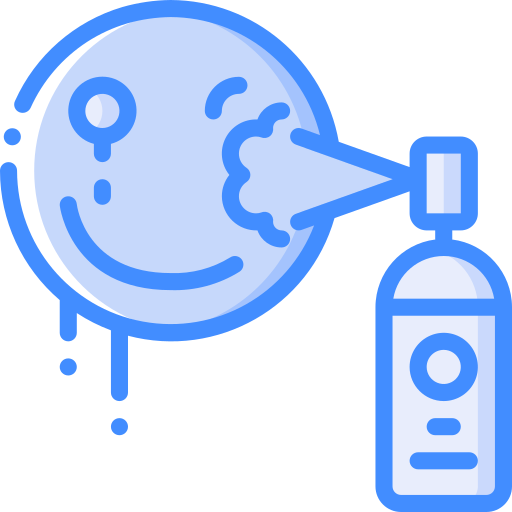Spray paint Basic Miscellany Blue icon