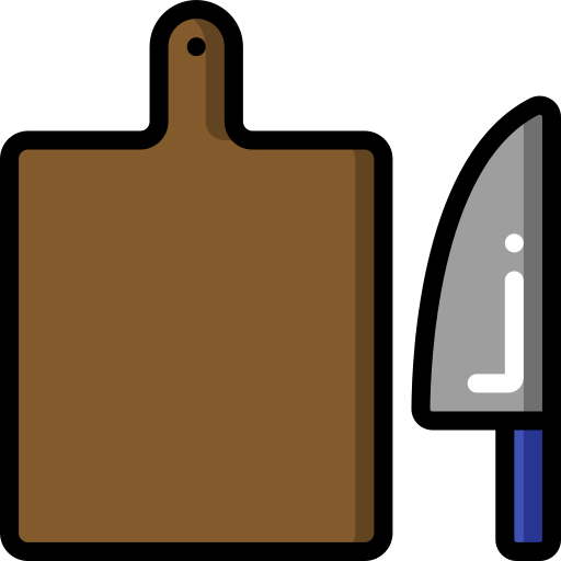 Chopping board Basic Miscellany Lineal Color icon