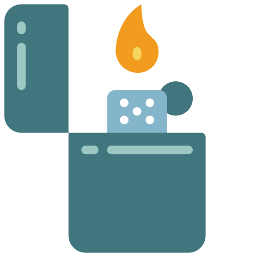Lighter Basic Miscellany Flat icon