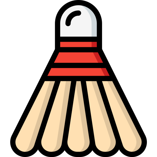 Shuttlecock Basic Miscellany Lineal Color icon