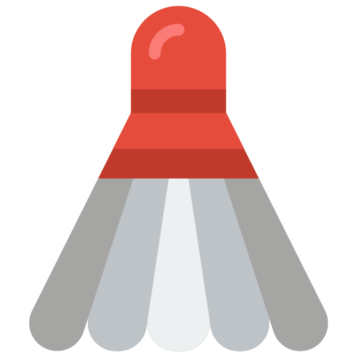 Shuttlecock Basic Miscellany Flat icon