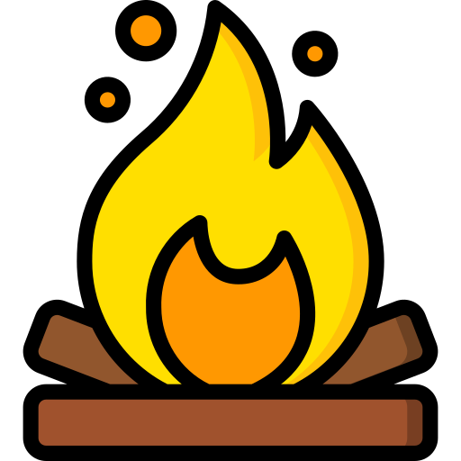 lagerfeuer Basic Miscellany Lineal Color icon