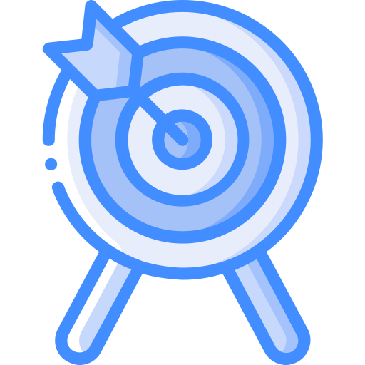 bogenschießen Basic Miscellany Blue icon
