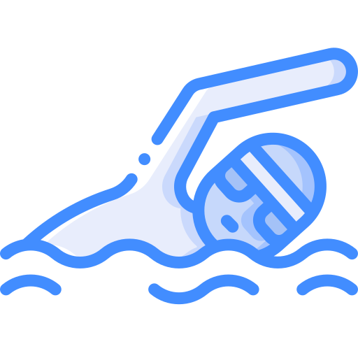 natación Basic Miscellany Blue icono