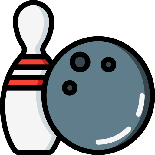 bowling Basic Miscellany Lineal Color icon