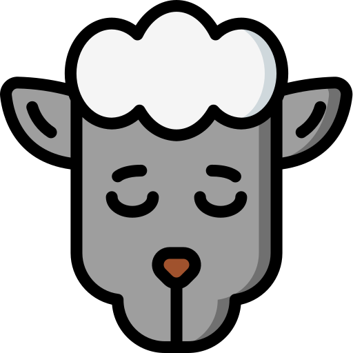 Sheep Basic Miscellany Lineal Color icon