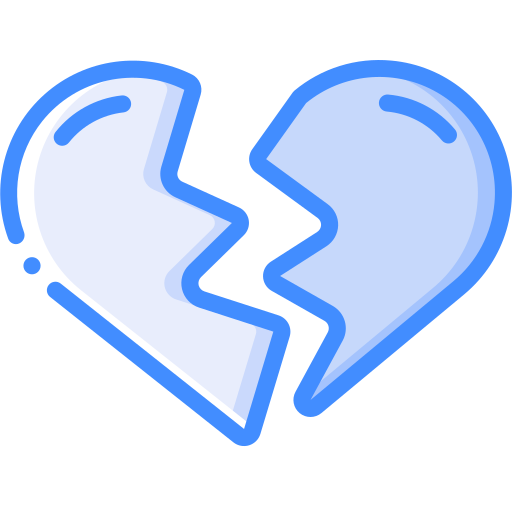 Разбитое сердце Basic Miscellany Blue иконка