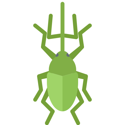 甲虫 Coloring Flat icon