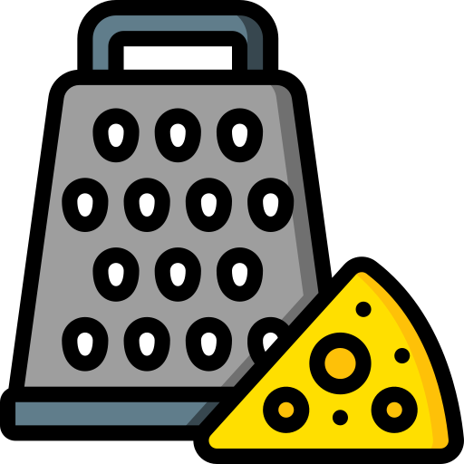 Cheese grater Basic Miscellany Lineal Color icon