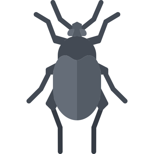 scarabée Coloring Flat Icône